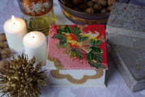 Krabička s vánočním motivem